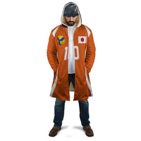 Custom Japan Volleyball Cloak Sporty Style Orange Color