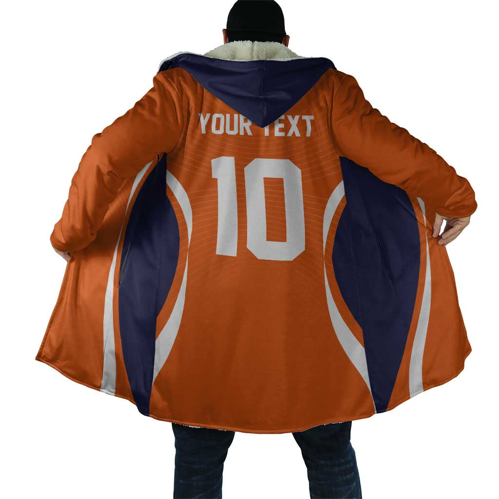 Custom Japan Volleyball Cloak Sporty Style Orange Color