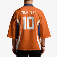 Custom Japan Volleyball Kimono Sporty Style Orange Color