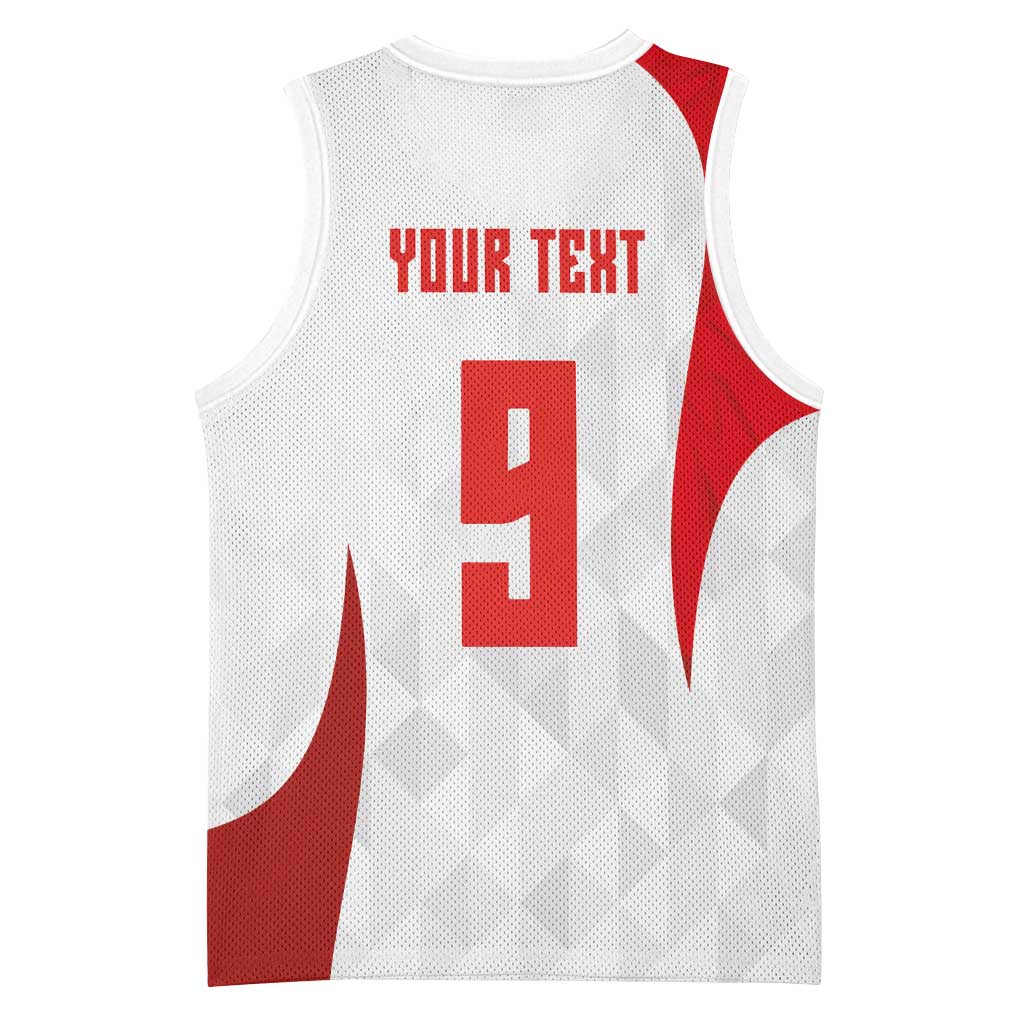 Custom Poland Volleyball Basketball Jersey Sporty Wings Style
