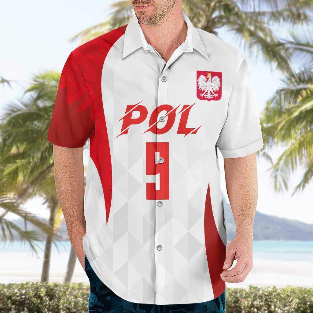 Custom Poland Volleyball Hawaiian Shirt Sporty Wings Style
