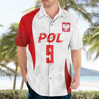 Custom Poland Volleyball Hawaiian Shirt Sporty Wings Style