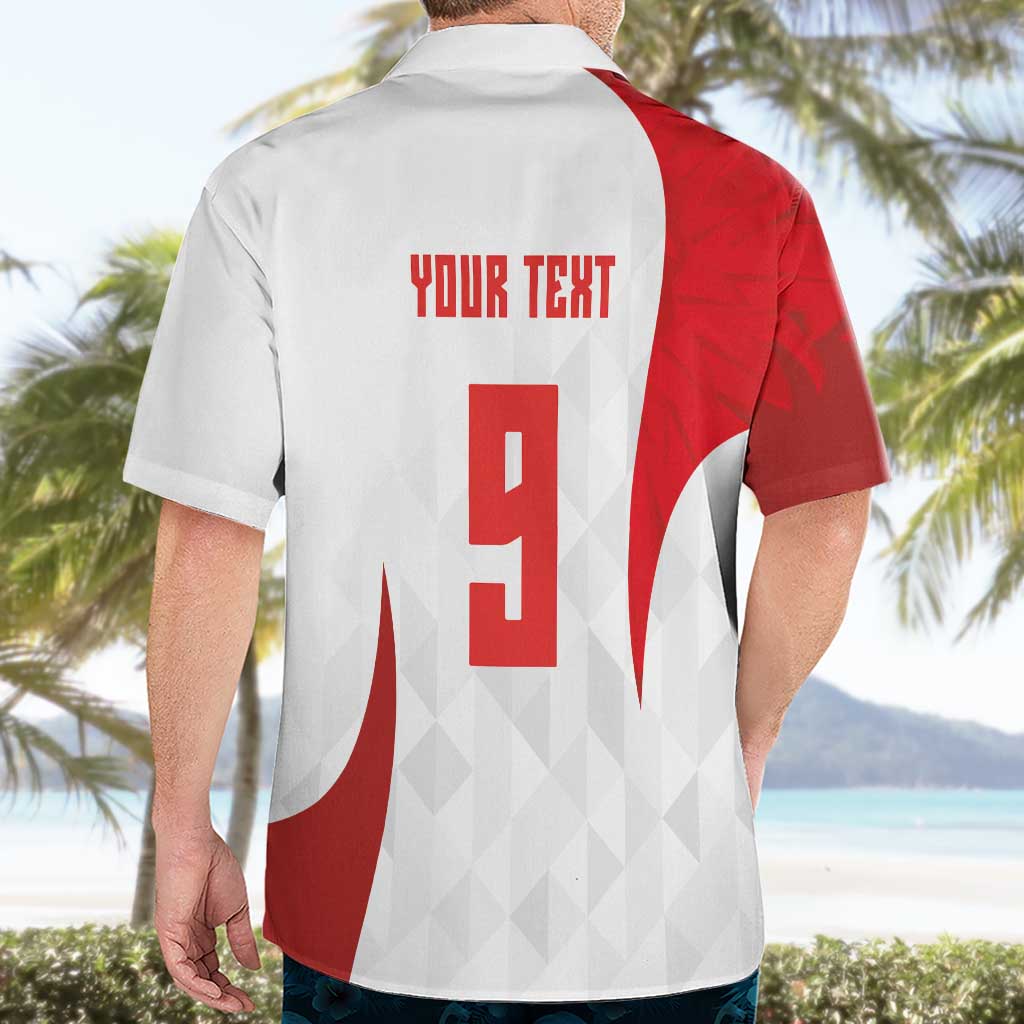 Custom Poland Volleyball Hawaiian Shirt Sporty Wings Style