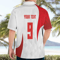 Custom Poland Volleyball Hawaiian Shirt Sporty Wings Style
