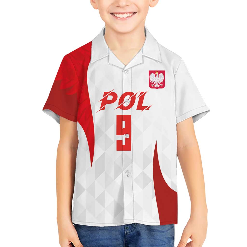 Custom Poland Volleyball Hawaiian Shirt Sporty Wings Style