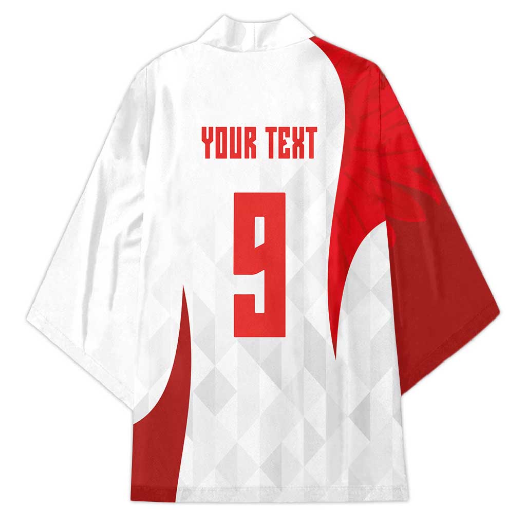 Custom Poland Volleyball Kimono Sporty Wings Style