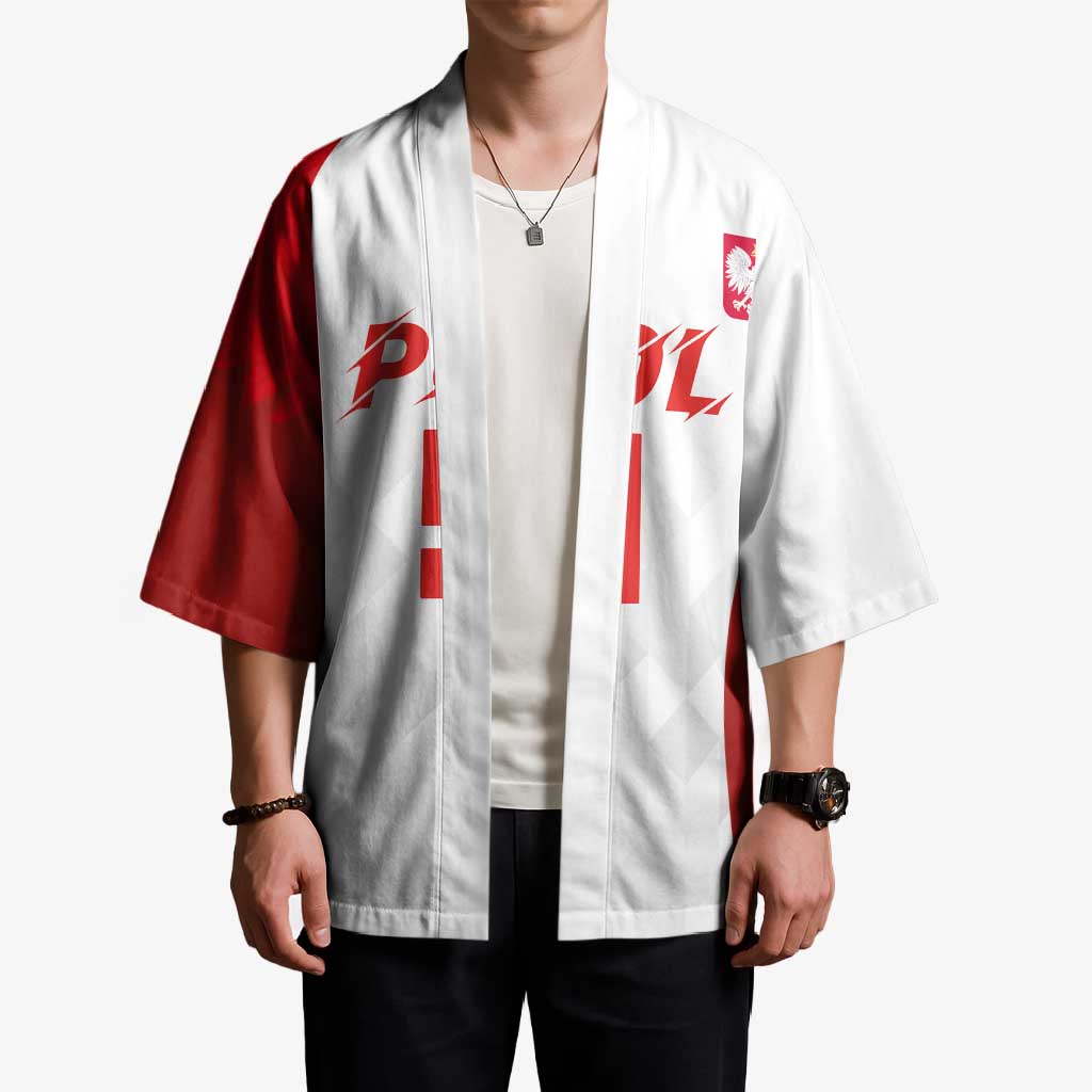 Custom Poland Volleyball Kimono Sporty Wings Style