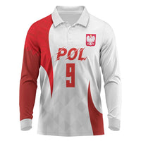 Custom Poland Volleyball Long Sleeve Polo Shirt Sporty Wings Style