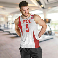 Custom Poland Volleyball Men Tank Top Sporty Wings Style