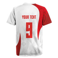 Custom Poland Volleyball Rugby Jersey Sporty Wings Style
