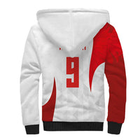 Custom Poland Volleyball Sherpa Hoodie Sporty Wings Style
