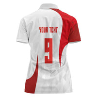 Custom Poland Volleyball Women Polo Shirt Sporty Wings Style