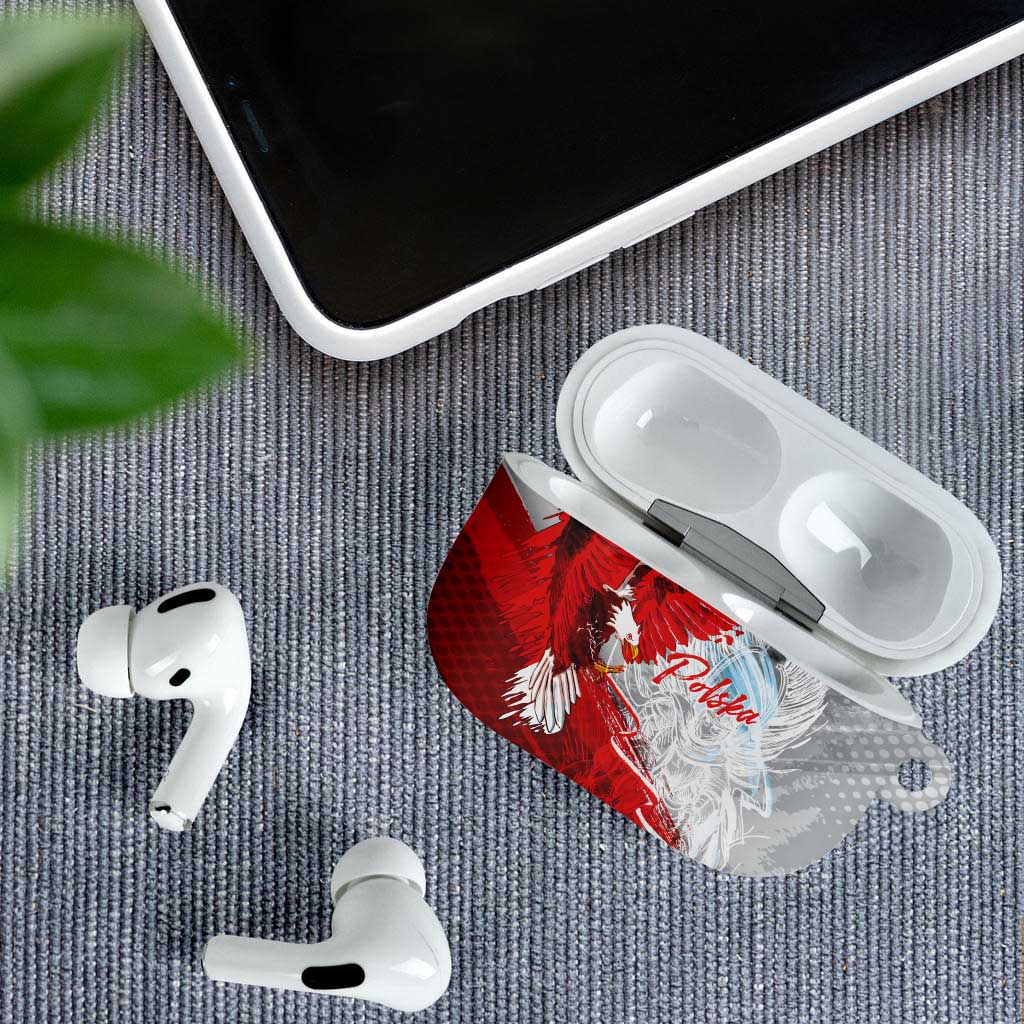 Poland Eagle and Winged Hussar AirPods Case Grunge Sporty Style