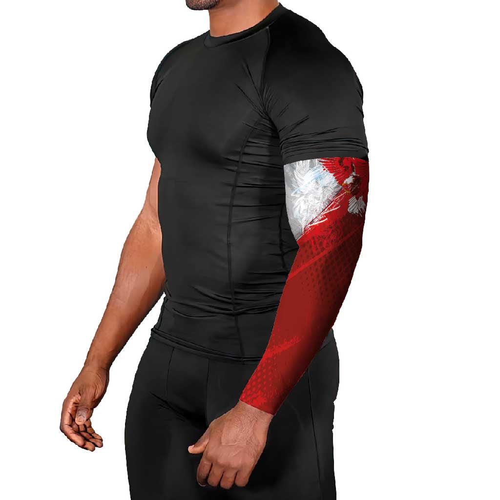 Poland Eagle and Winged Hussar Arm Sleeves Grunge Sporty Style