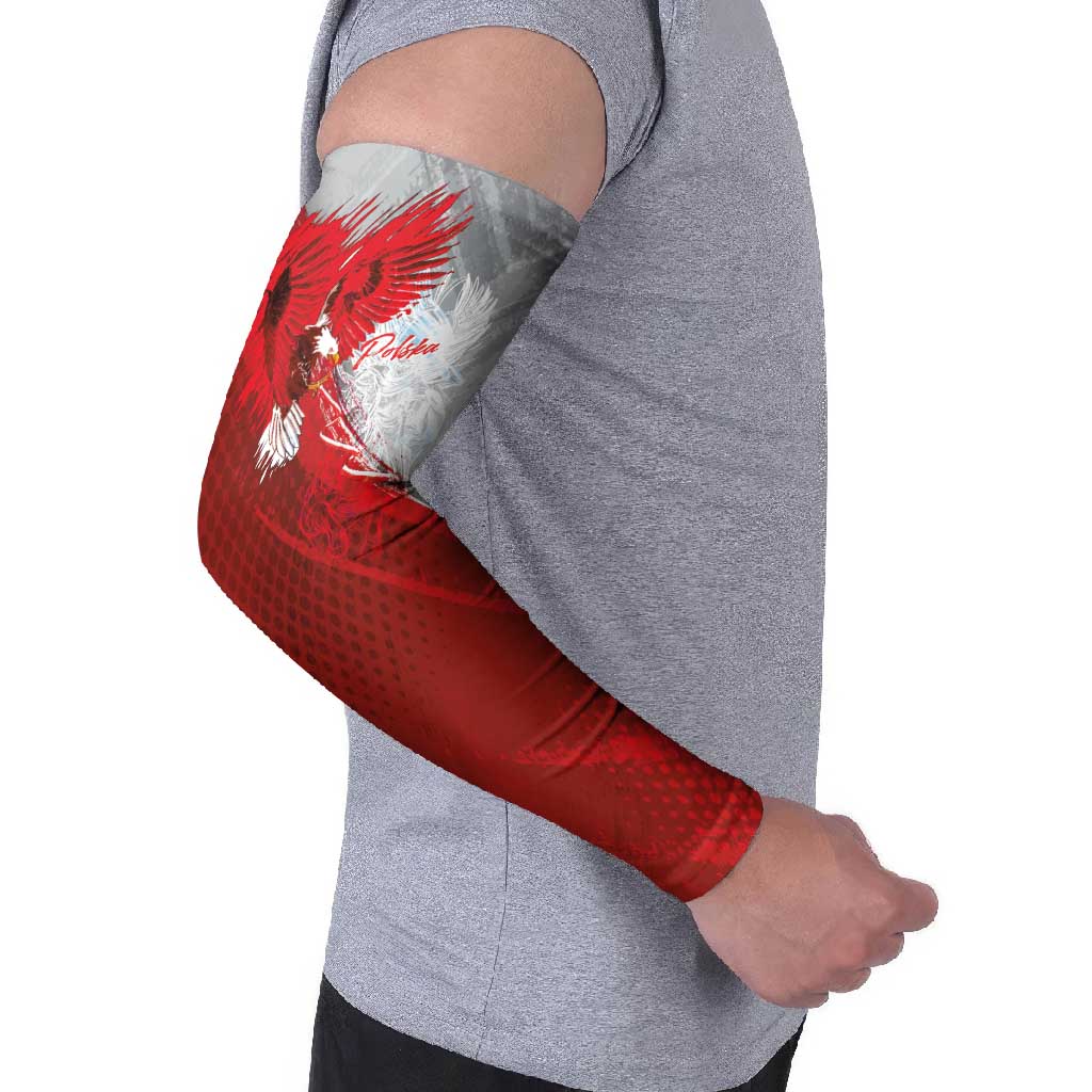 Poland Eagle and Winged Hussar Arm Sleeves Grunge Sporty Style
