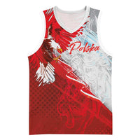 Poland Eagle and Winged Hussar Basketball Jersey Grunge Sporty Style