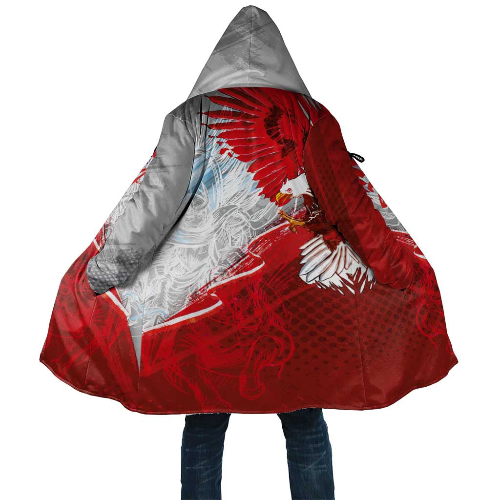 Poland Eagle and Winged Hussar Cloak Grunge Sporty Style