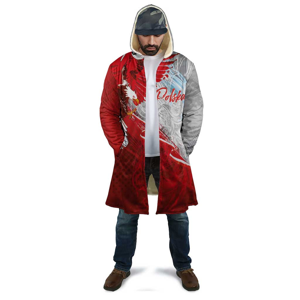 Poland Eagle and Winged Hussar Cloak Grunge Sporty Style