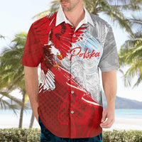Poland Eagle and Winged Hussar Hawaiian Shirt Grunge Sporty Style