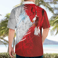 Poland Eagle and Winged Hussar Hawaiian Shirt Grunge Sporty Style