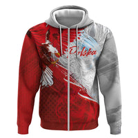 Poland Eagle and Winged Hussar Hoodie Grunge Sporty Style