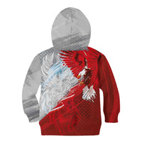 Poland Eagle and Winged Hussar Kid Hoodie Grunge Sporty Style