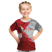 Poland Eagle and Winged Hussar Kid T Shirt Grunge Sporty Style