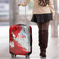 Poland Eagle and Winged Hussar Luggage Cover Grunge Sporty Style