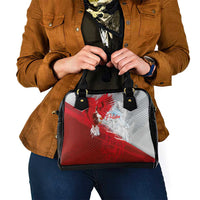 Poland Eagle and Winged Hussar Shoulder Handbag Grunge Sporty Style