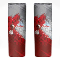 Poland Eagle and Winged Hussar Skinny Tumbler Grunge Sporty Style