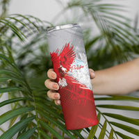 Poland Eagle and Winged Hussar Skinny Tumbler Grunge Sporty Style