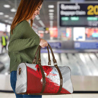 Poland Eagle and Winged Hussar Travel Bag Grunge Sporty Style