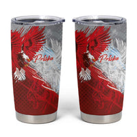 Poland Eagle and Winged Hussar Tumbler Cup Grunge Sporty Style