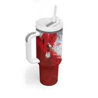 Poland Eagle and Winged Hussar Tumbler With Handle Grunge Sporty Style