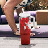 Poland Eagle and Winged Hussar Tumbler With Handle Grunge Sporty Style