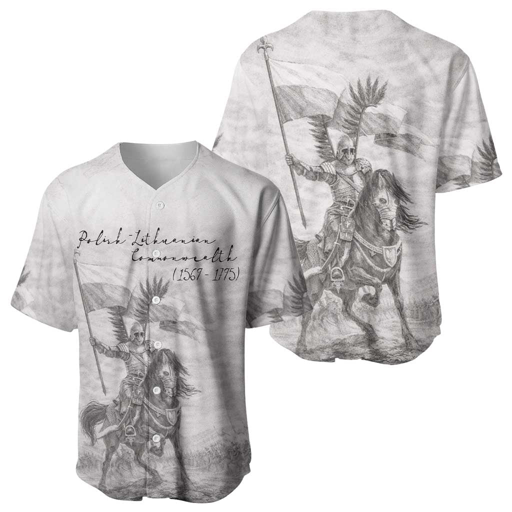 Polish-Lithuanian Commonwealth Baseball Jersey Winged Hussars-Vintage Style