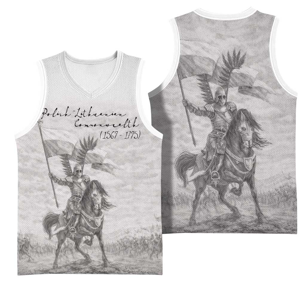 Polish-Lithuanian Commonwealth Basketball Jersey Winged Hussars-Vintage Style