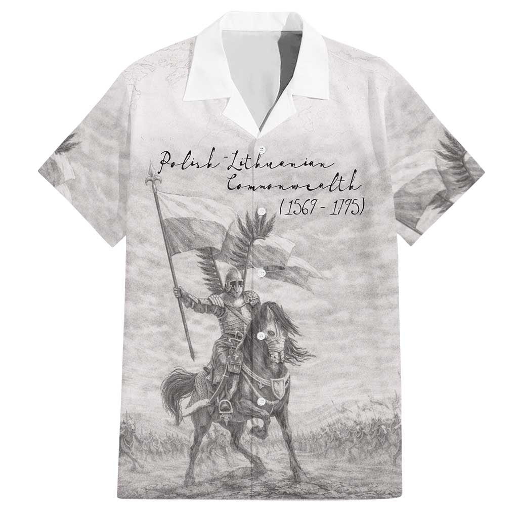 Polish-Lithuanian Commonwealth Hawaiian Shirt Winged Hussars-Vintage Style