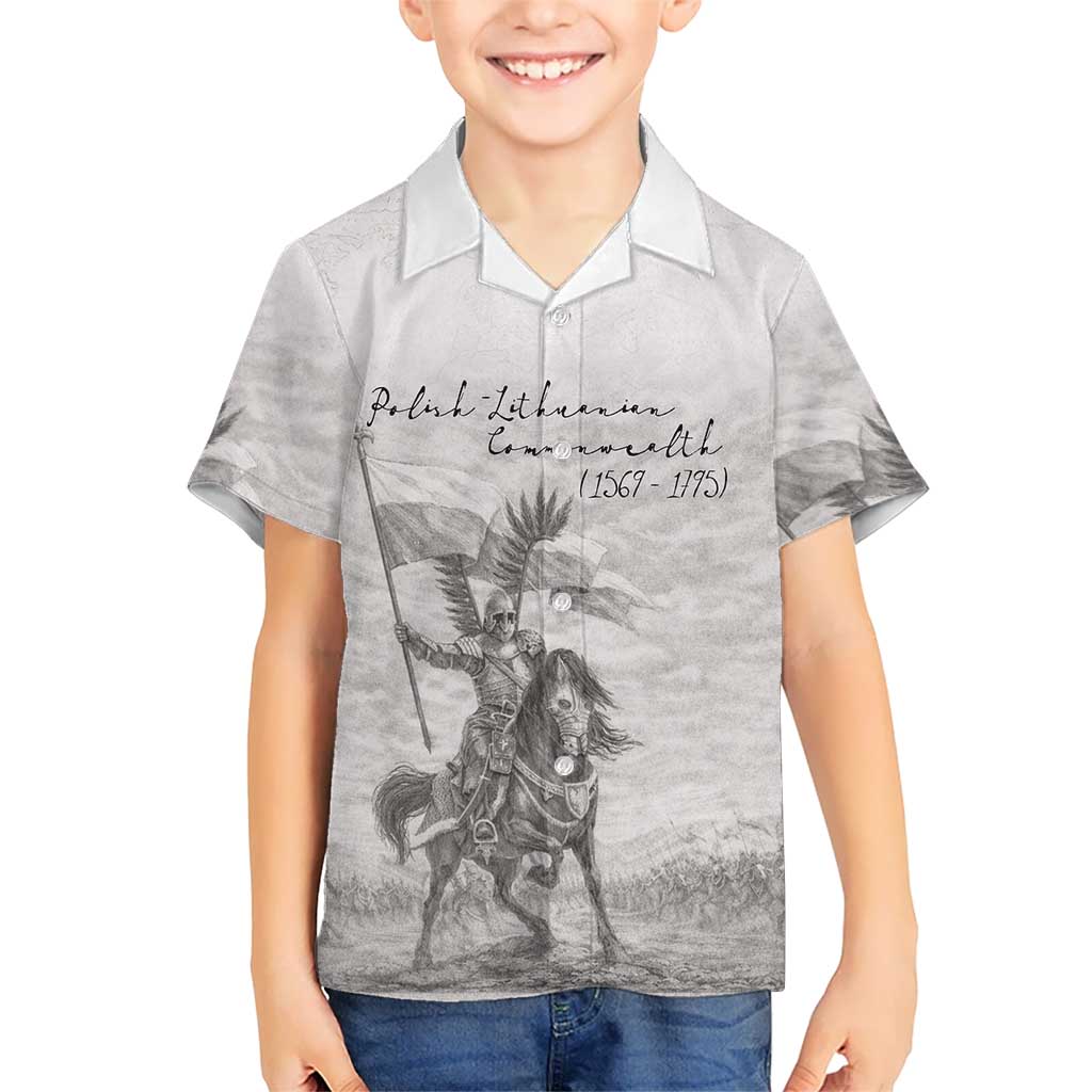 Polish-Lithuanian Commonwealth Hawaiian Shirt Winged Hussars-Vintage Style