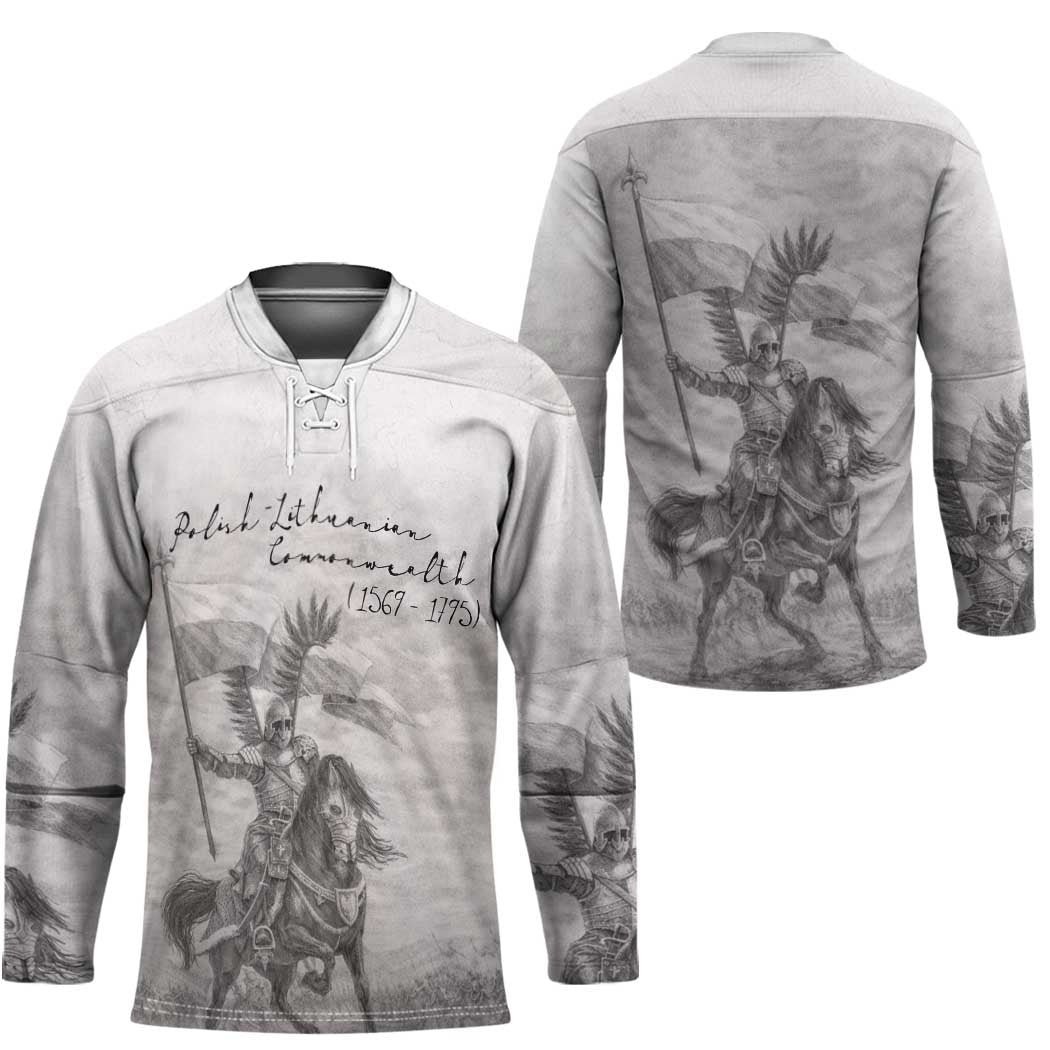 Polish-Lithuanian Commonwealth Hockey Jersey Winged Hussars-Vintage Style
