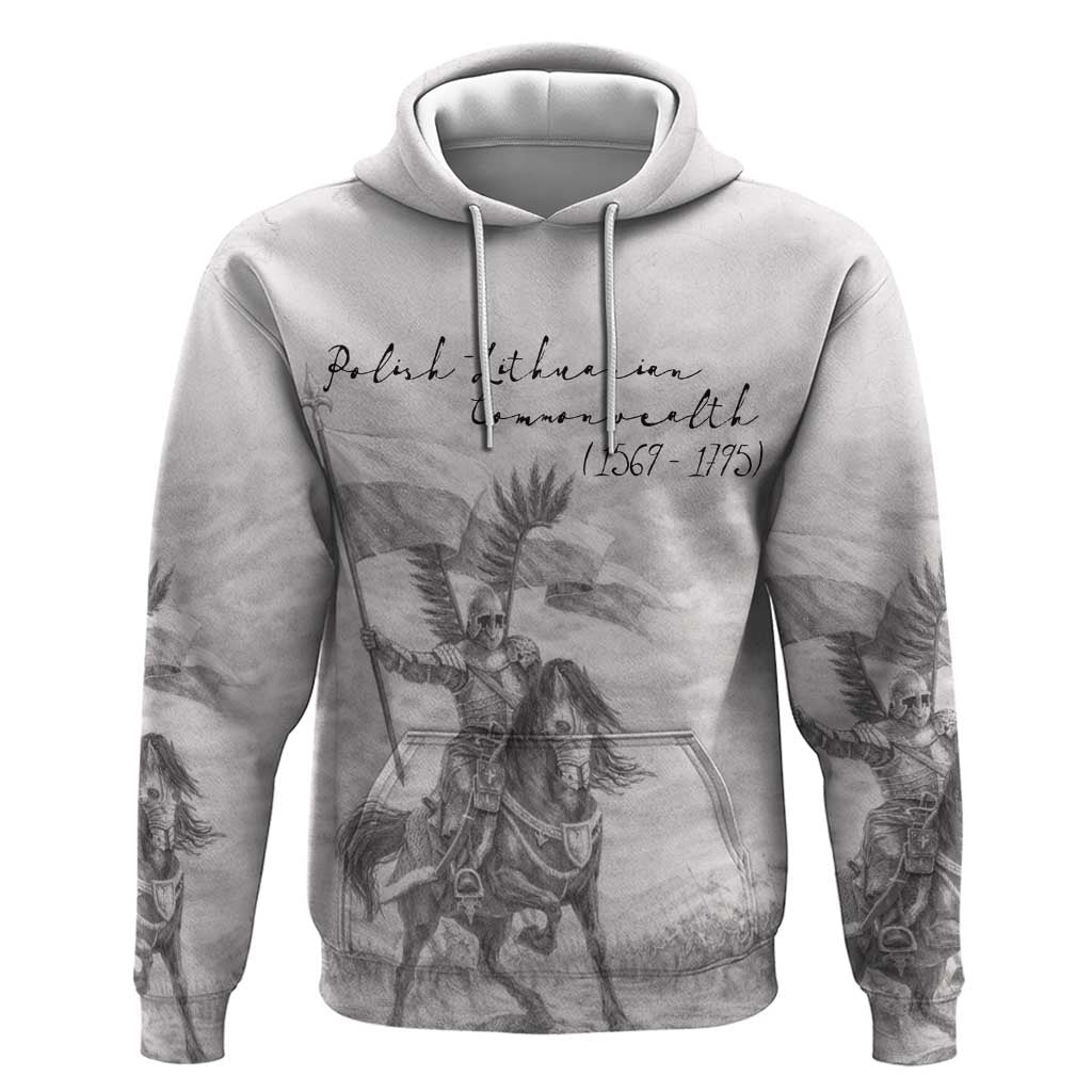 Polish-Lithuanian Commonwealth Hoodie Winged Hussars-Vintage Style