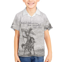 Polish-Lithuanian Commonwealth Kid Hawaiian Shirt Winged Hussars-Vintage Style