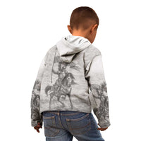 Polish-Lithuanian Commonwealth Kid Hoodie Winged Hussars-Vintage Style