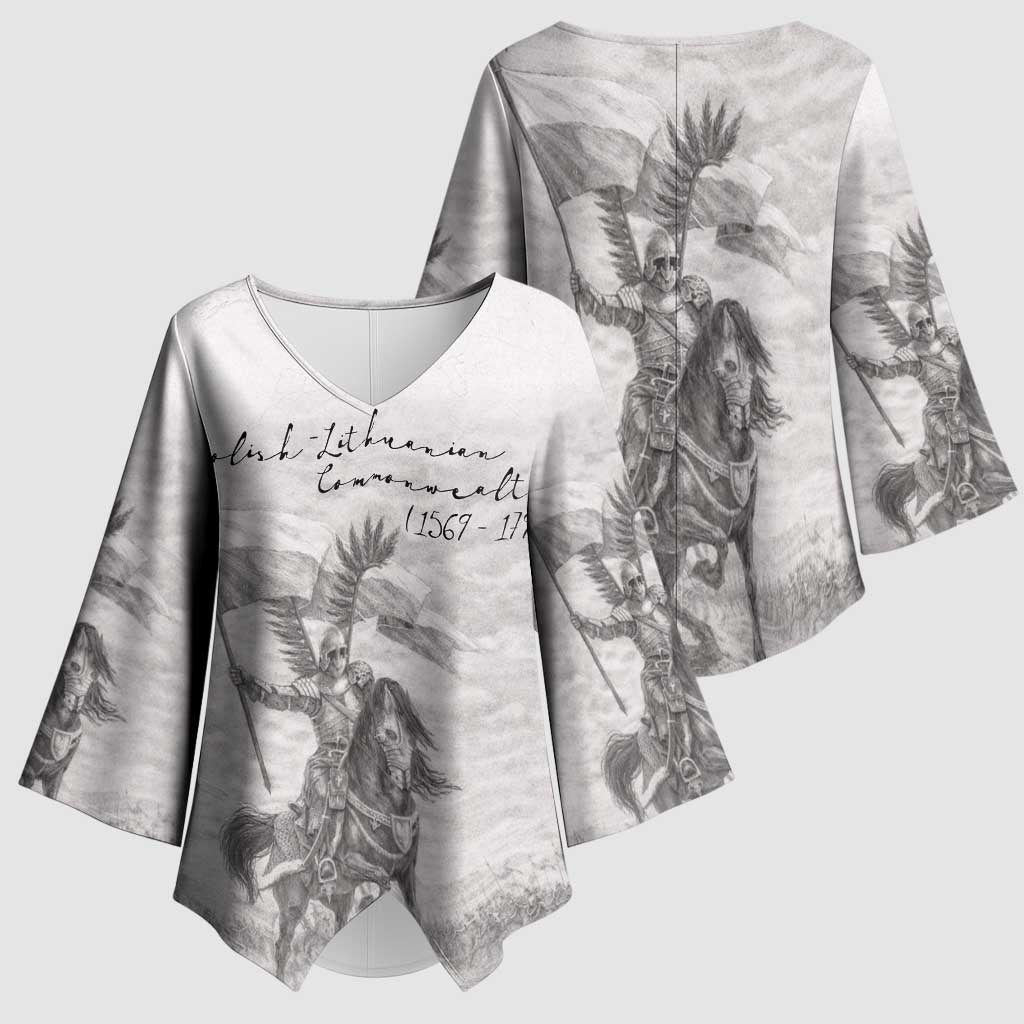 Polish-Lithuanian Commonwealth Kimono Sleeve Blouse Winged Hussars-Vintage Style