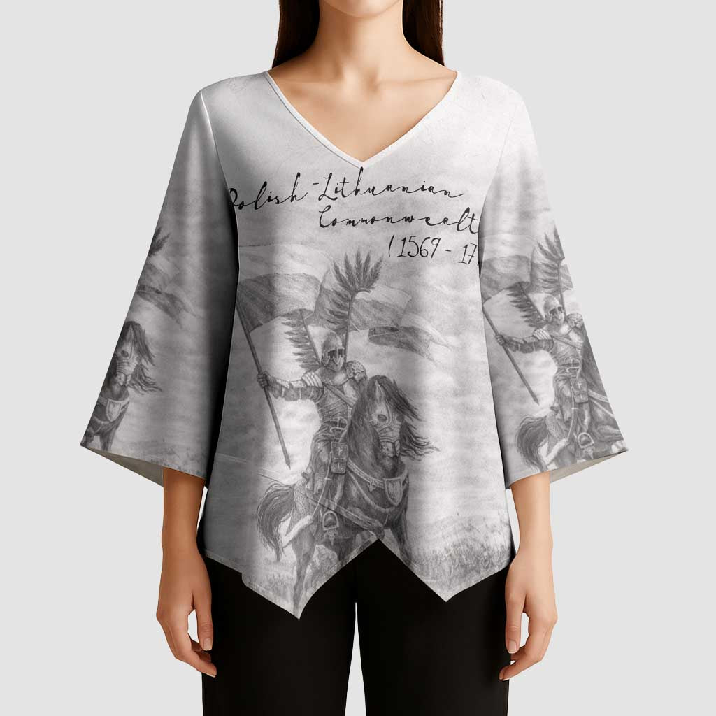 Polish-Lithuanian Commonwealth Kimono Sleeve Blouse Winged Hussars-Vintage Style
