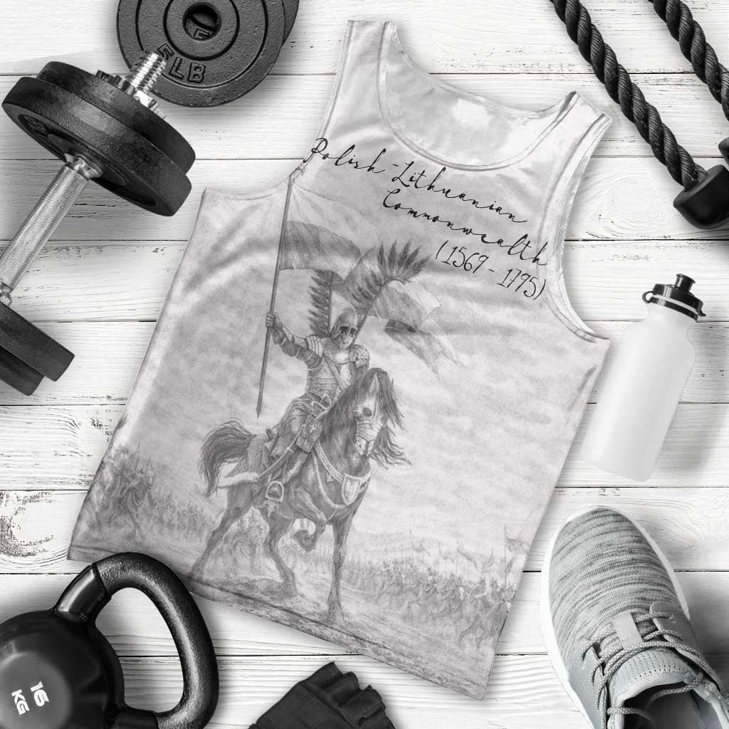 Polish-Lithuanian Commonwealth Men Tank Top Winged Hussars-Vintage Style