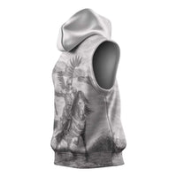 Polish-Lithuanian Commonwealth Sleeveless Hoodie Winged Hussars-Vintage Style