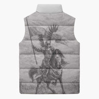 Polish-Lithuanian Commonwealth Sleeveless Puffer Jacket Winged Hussars-Vintage Style
