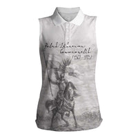Polish-Lithuanian Commonwealth Women Sleeveless Polo Shirt Winged Hussars-Vintage Style