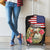 Kentucky Race For Rose 150th Luggage Cover Horseshoe With American Flag Vintage Style